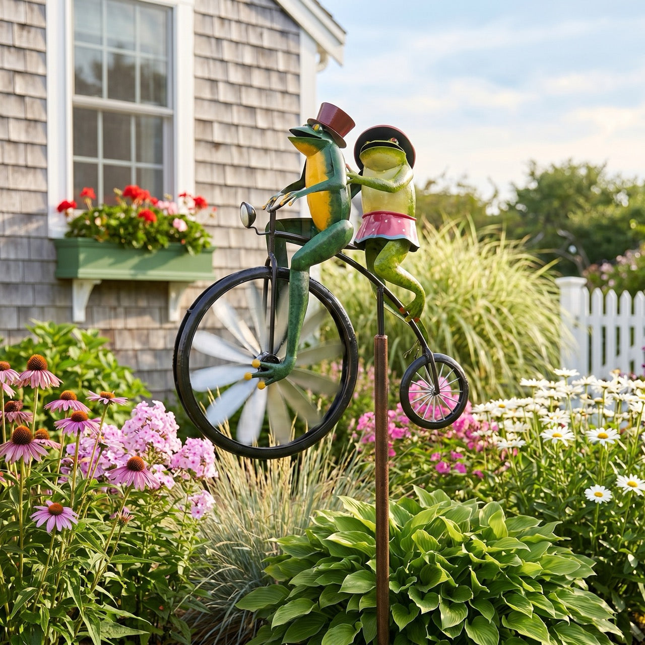 Whirligig2 2個セット Vermont Whirligig - Handcrafted Tin Garden Wind Spinner – CRAFTFOLK