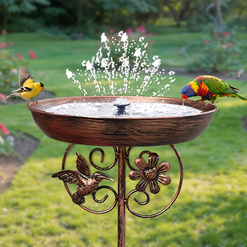 Handcrafted Copper Bird Bath