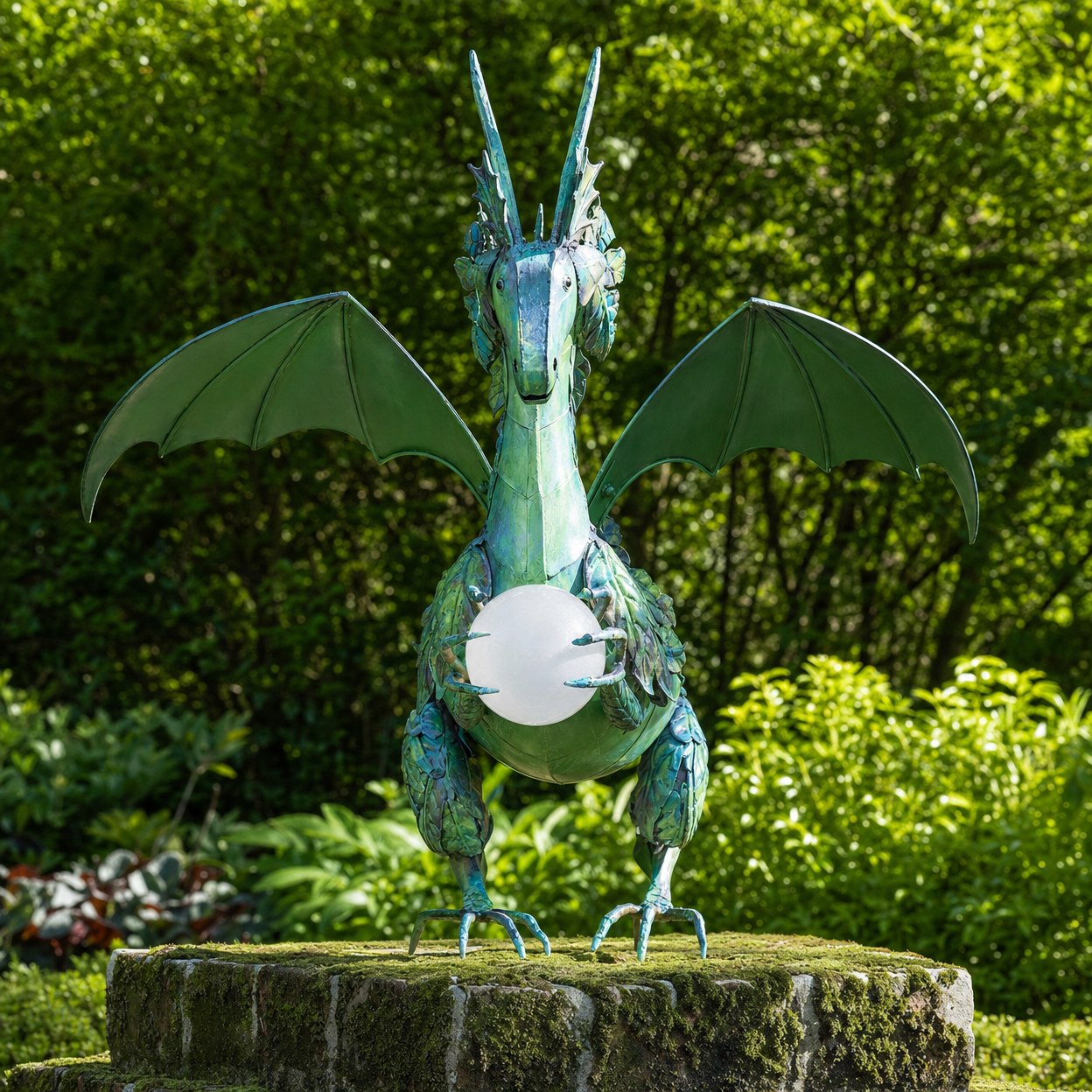 Green Solar Pearl Dragon Lamp – CRAFTFOLK