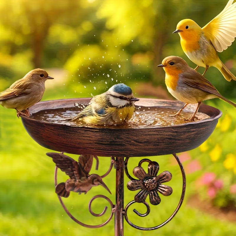 Handcrafted Copper Bird Bath – CRAFTFOLK