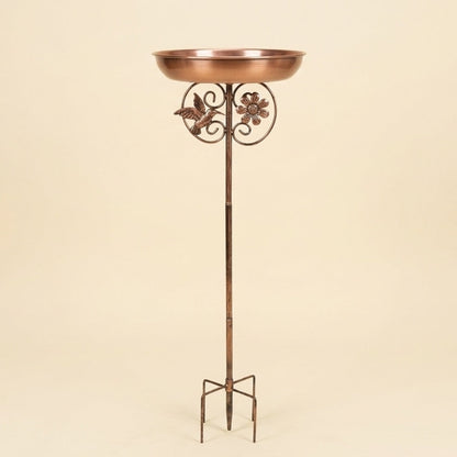 Handcrafted Copper Bird Bath