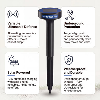 BodenTech Pro - The Solar-Powered Yard Protection