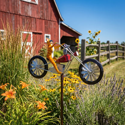 Vermont Whirligig - Handcrafted Tin Garden Wind Spinner