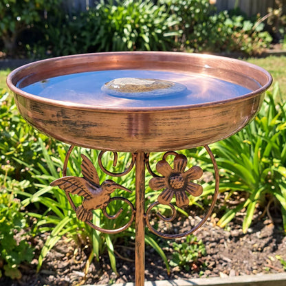 Lesley Tasker copper bird bath a2-bowl