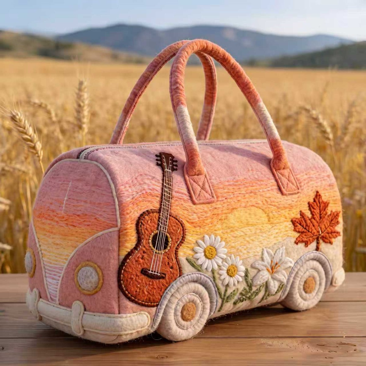 Colleen's hand-quilted camper van weekender - Sunset Strummer
