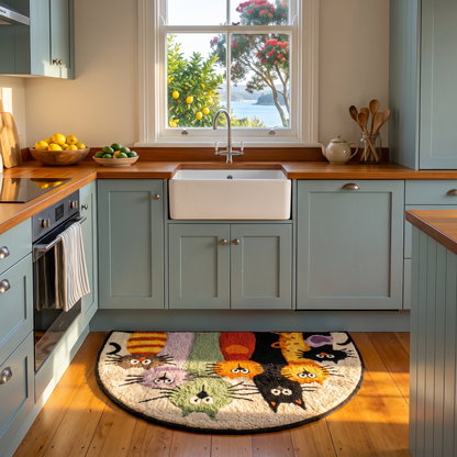 Seven Cats Classic rug in the kitchen