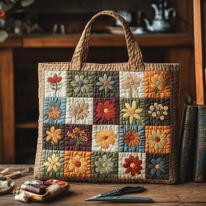 Bonnie's Handquilted Flower Tote Bags