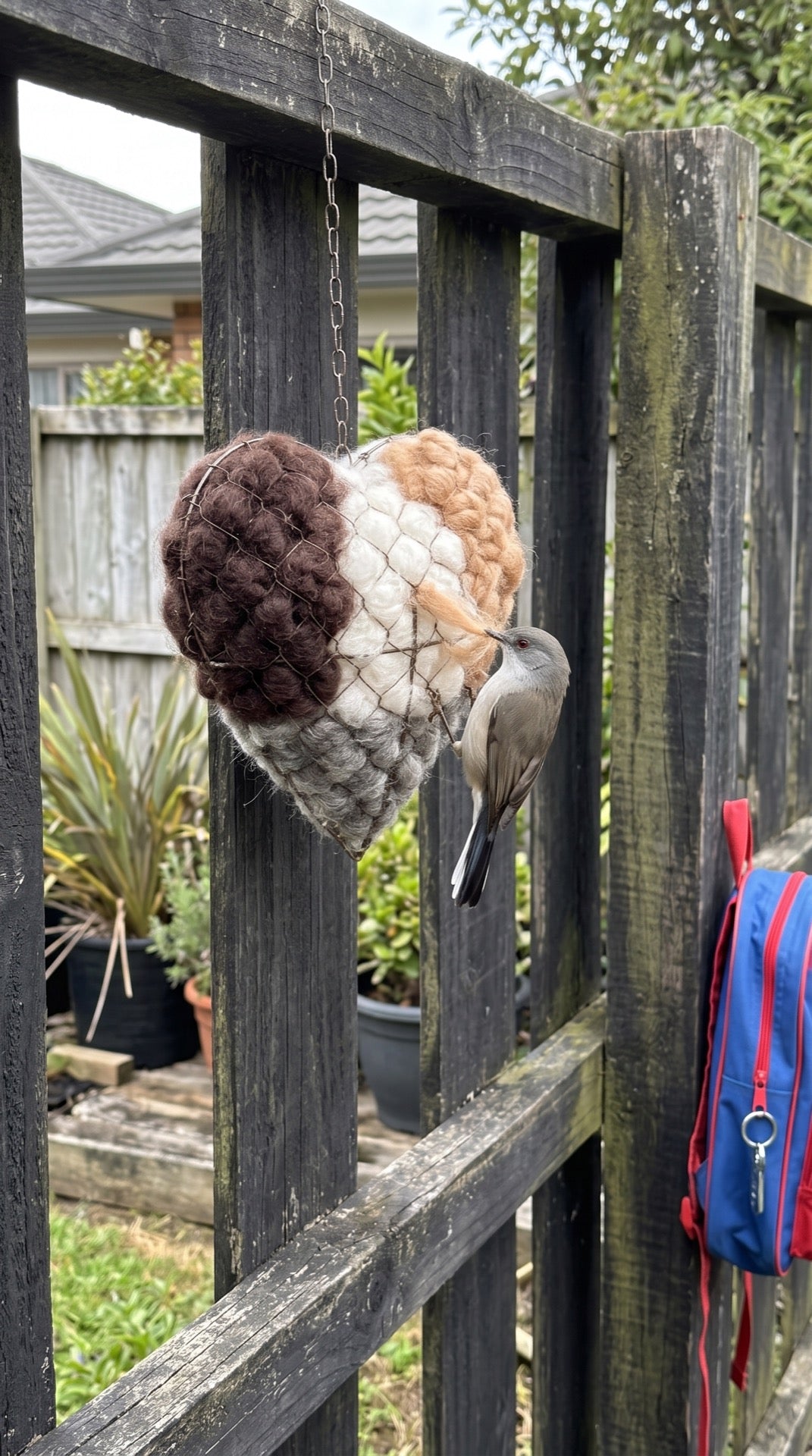 Heather Prebble alpaca nesting heart, New Zealand