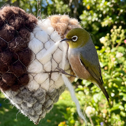 Heather Prebble alpaca nesting heart, New Zealand