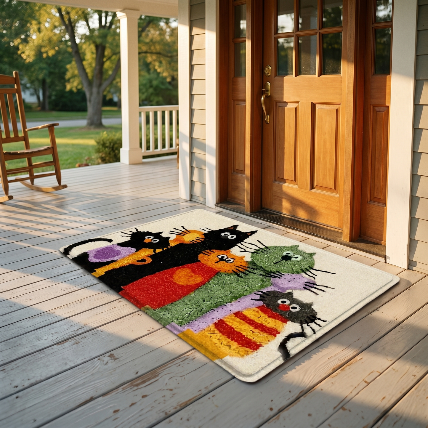 Edith's Handmade Cat Rug