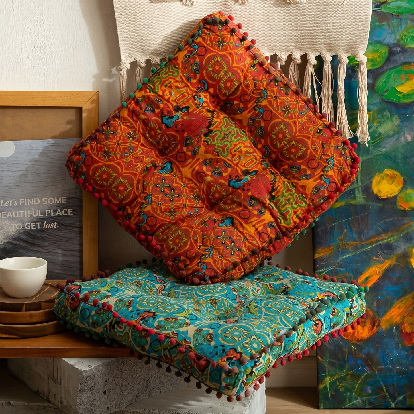 Donna's Handmade Bohemian Cushion