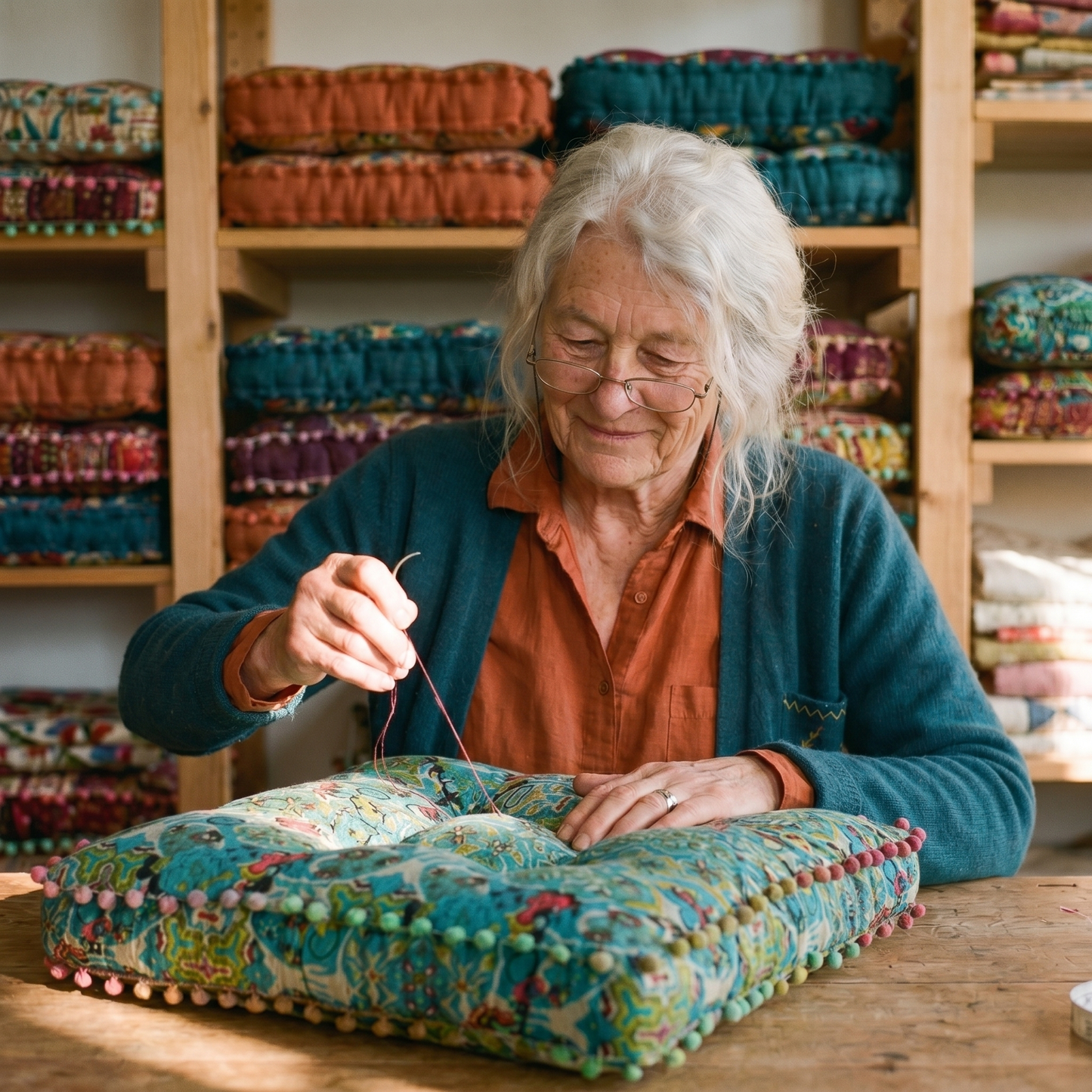 Donna's Handmade Bohemian Cushion