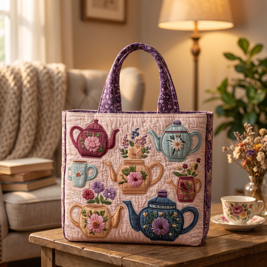 Bonnie's Handquilted Teapot Totes