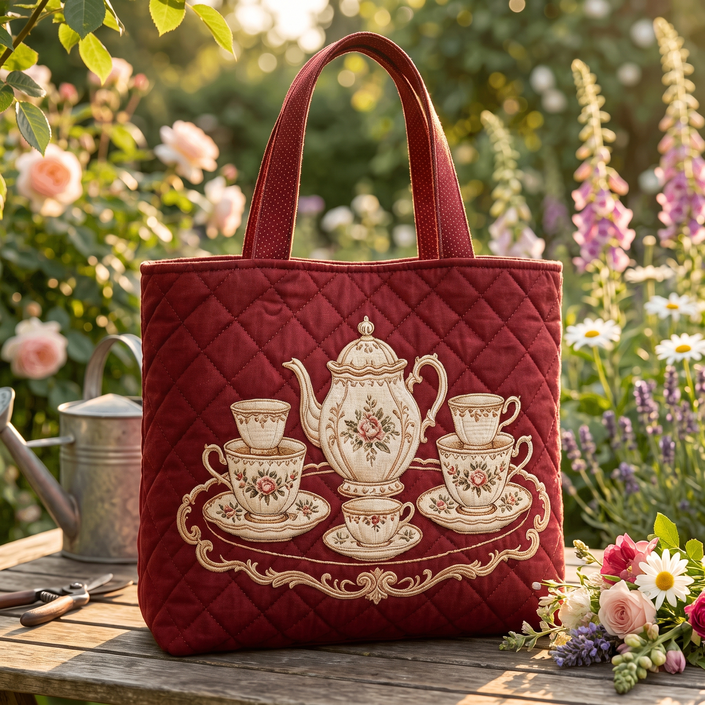Bonnie's Handquilted Tea Totes
