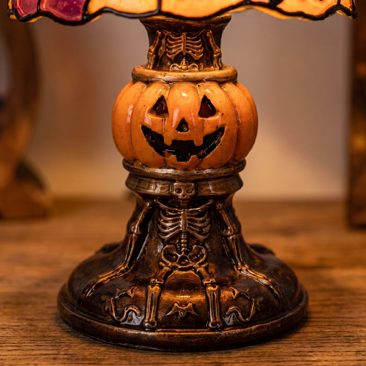 Margie's Handmade Witch Cat Lamp