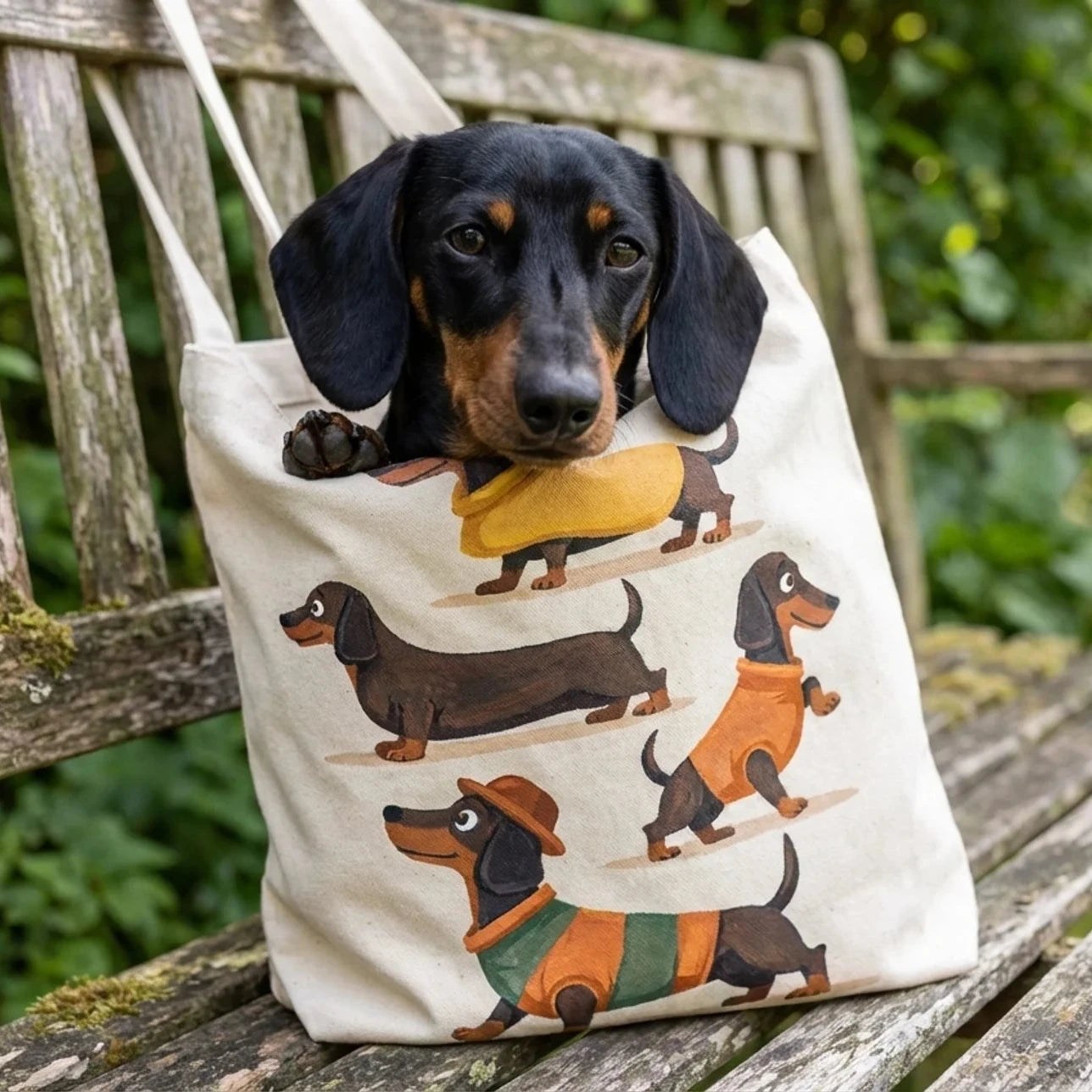 Ruth's Dachshund Tote Bag