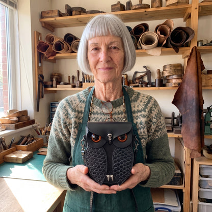 Hilary Tranter owl bag