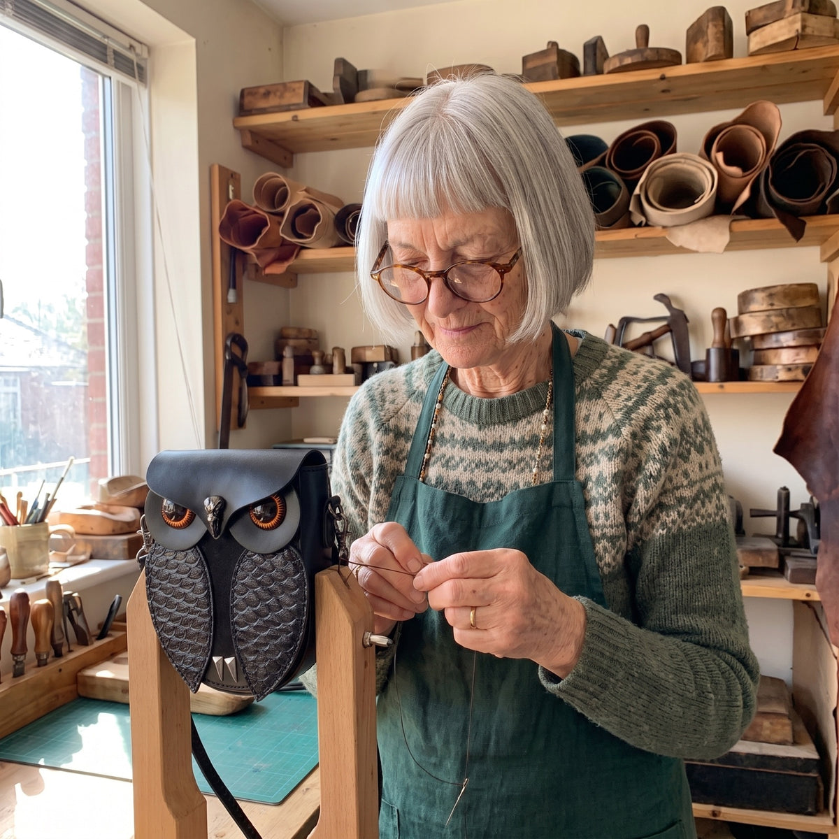 Hilary Tranter owl bag