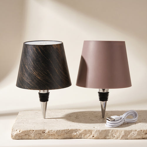 Ray's handcrafted bottle lamp