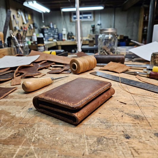 Harold's Handcrafted RFID-Shield Leather Wallet