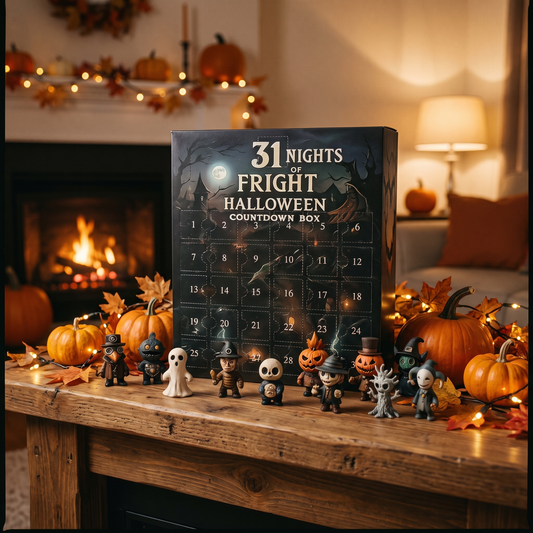 Nell's "31 Nights of Fright" Halloween Calendar with Handmade Figures