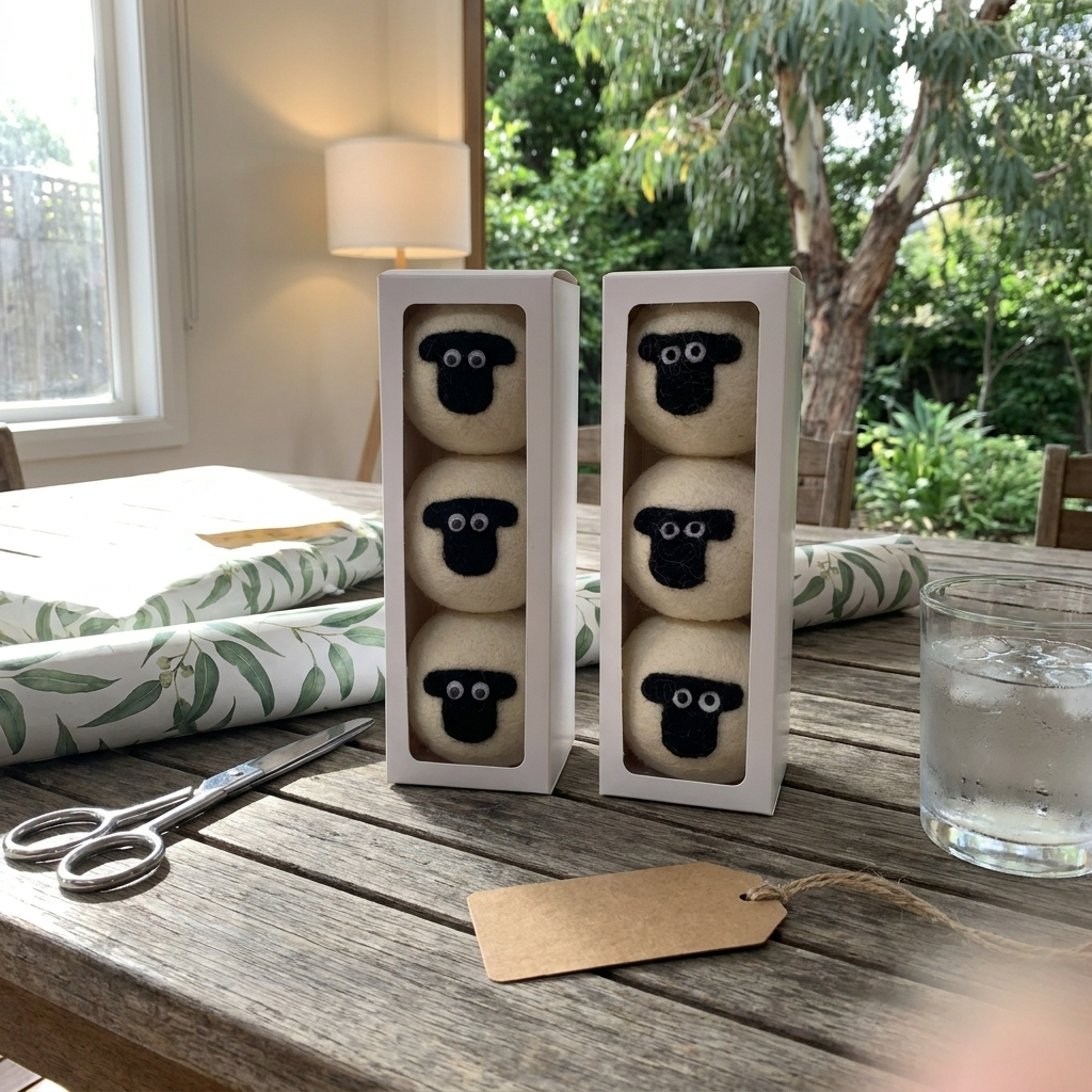 Customer photo of sheep wool dryer balls