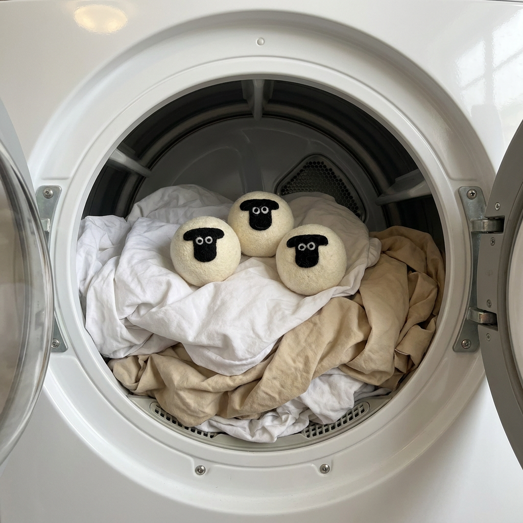 Customer photo of sheep wool dryer balls