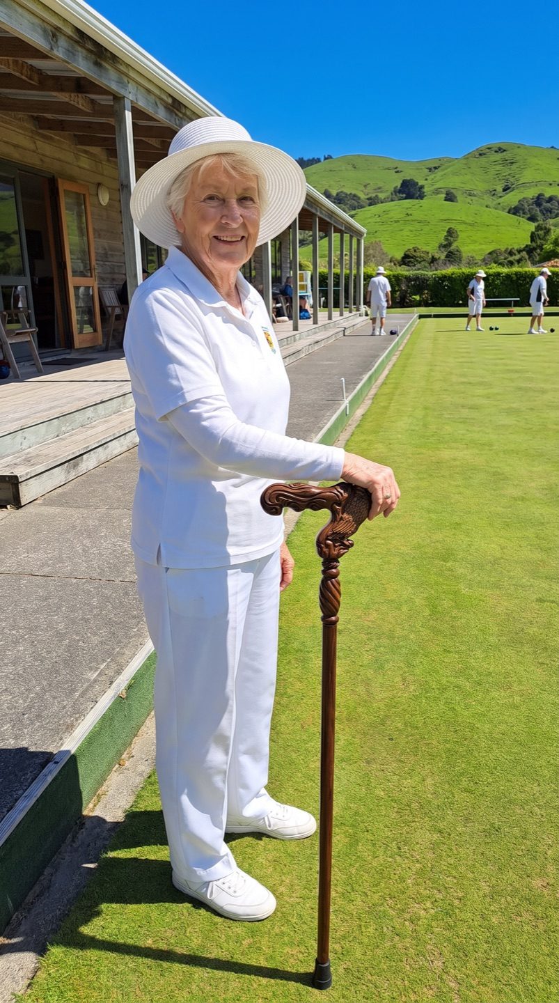 Hamish Rountree walking stick f1-bowls